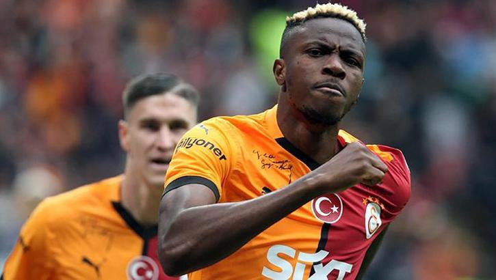 Galatasaray'da Victor Osimhen fırtınası dinmiyor! 10 sene sonra bir ilk...