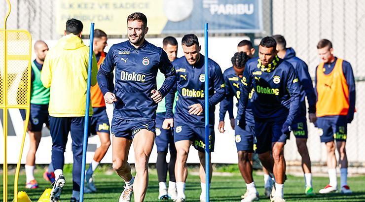 Fenerbahçe'de Hatayspor maçı hazırlıklarnı sürdürüyor