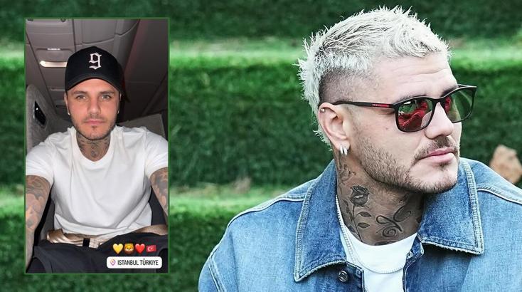 Sözleşmesi askıya alınmıştı! Icardi Galatasaray-Fenerbahçe derbisi için İstanbul'da