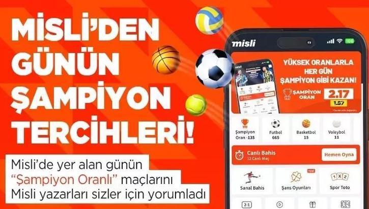Fenerbahçe evinde kazanır! İşte Misli’den Günün Şampiyon Tercihleri…