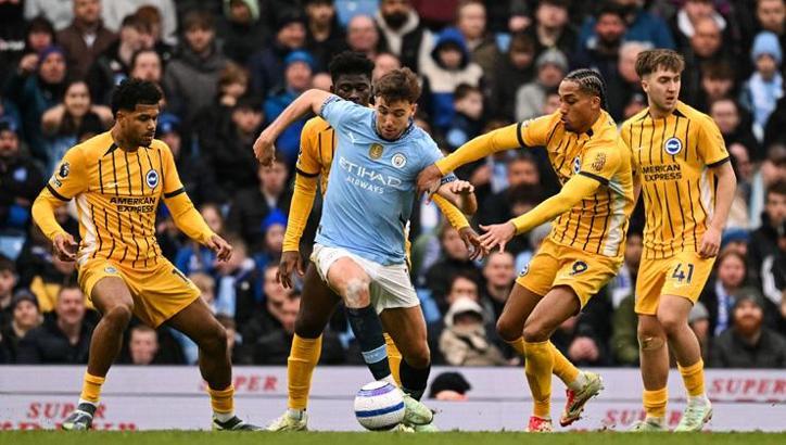 Manchester City'i Brighton karşısında Khusanov yaktı