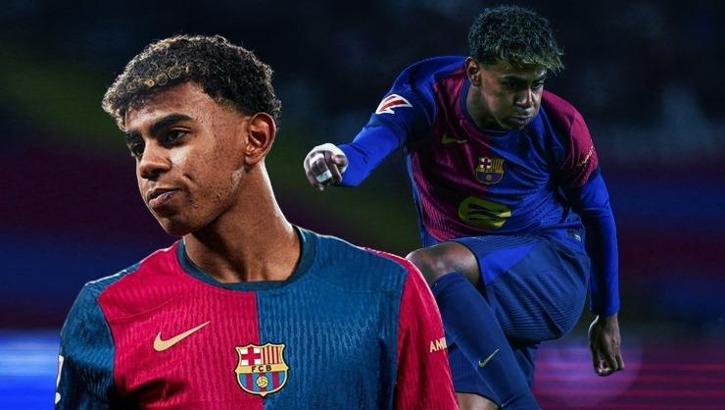 Lamine Yamal shows off a new look in the Barcelona vs Real Madrid final