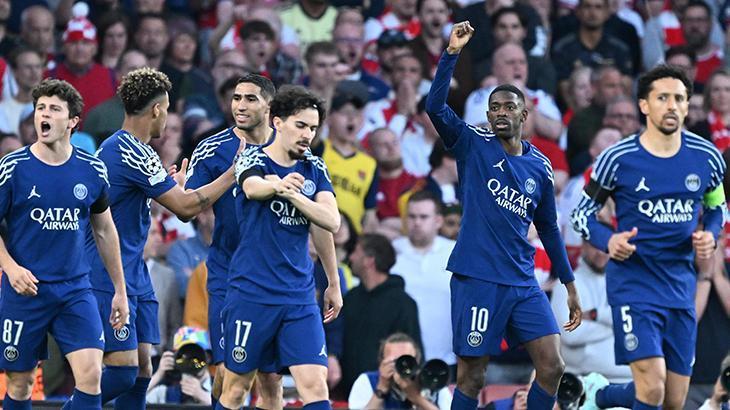 (ÖZET) Arsenal'ı Dembele yıktı! PSG, İngiltere'de avantajı kaptı