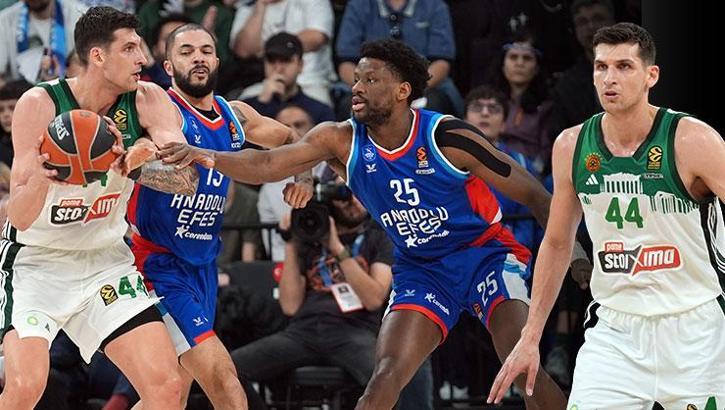 Anadolu Efes evinde istediğini bulamadı | Anadolu Efes - Panathinaikos maç sonucu: 77-81