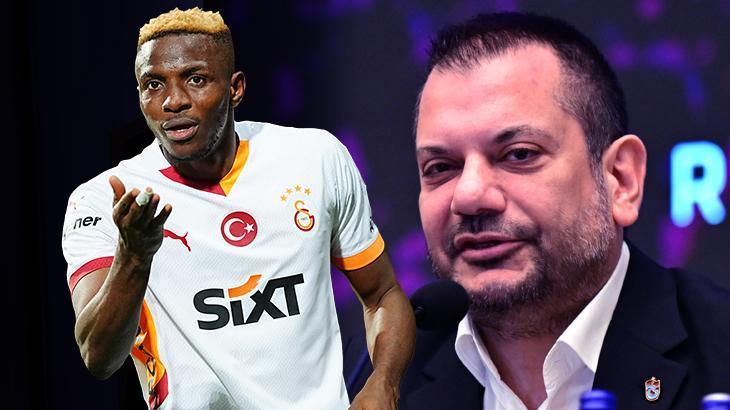 Trabzonspor Başkanı Ertuğrul Doğan'dan sürpriz Osimhen sözleri! 'Bize gel'