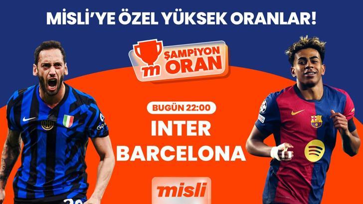 Şampiyonlar Ligi’nde İlk Finalist Belli Oluyor… Inter – Barcelona mücadelesi Şampiyon Oranlar ile Misli’de!