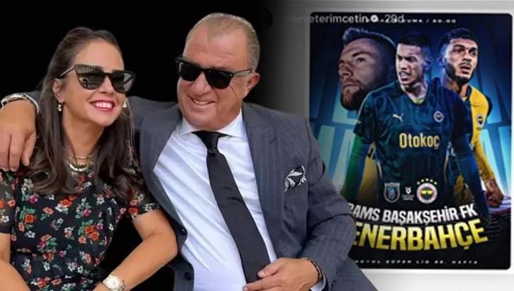 Fatih Terim'in kızı Merve Terim'den Fenerbahçe'ye gönderme! 'İsminden korkuyor olmanız şaşırtmadı'