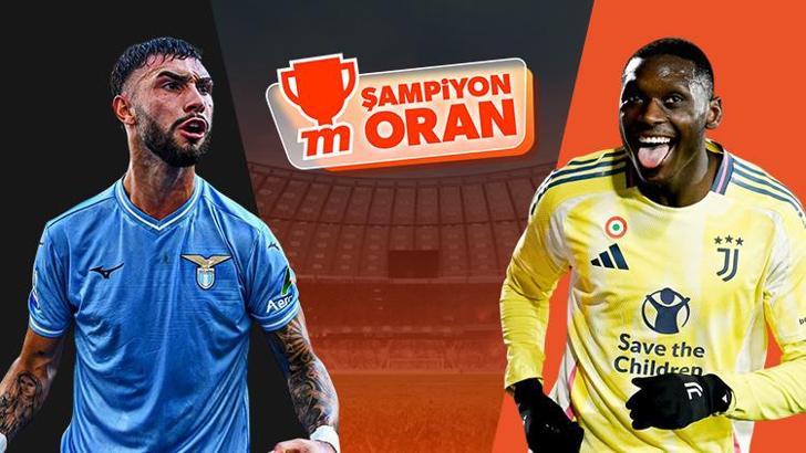 Lazio ile Juventus Şampiyonlar Ligi için savaşacak! Kritik maçın heyecanı Şampiyon Oranlar ile Misli'de