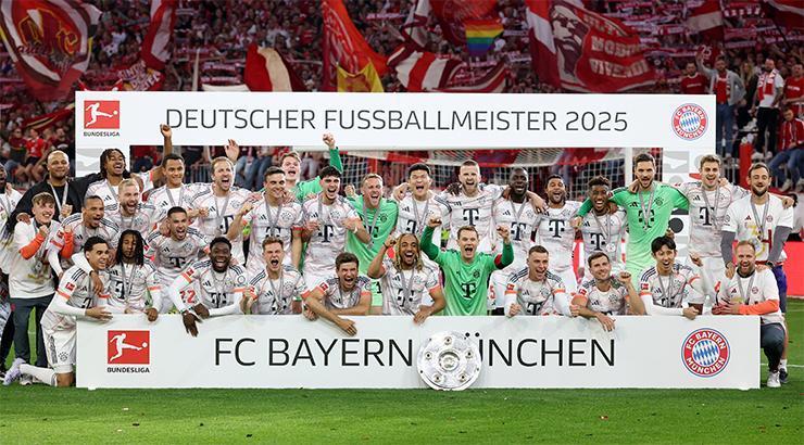 Bayern Münih şampiyonluğunu ilan etti! Harry Kane ilk kupasını kazandı Thomas Müller veda etti