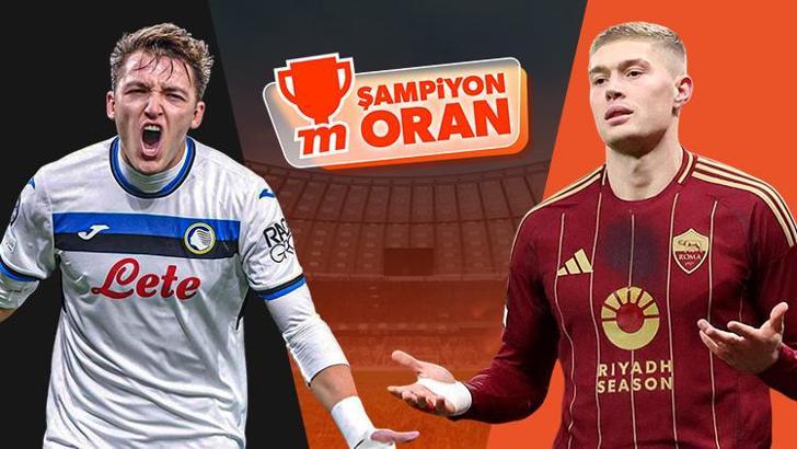Atalanta ile Roma, Şampiyonlar Ligi için sahada! Maçın heyecanı Şampiyon Oranlar ile Misli'de