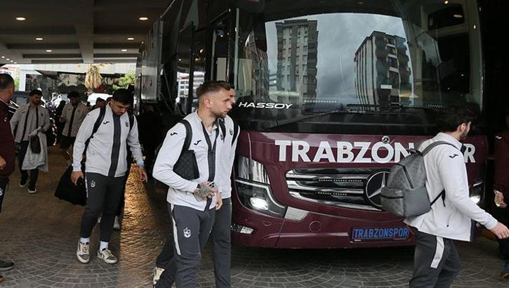 Trabzonspor kafilesi Gaziantep'e geldi
