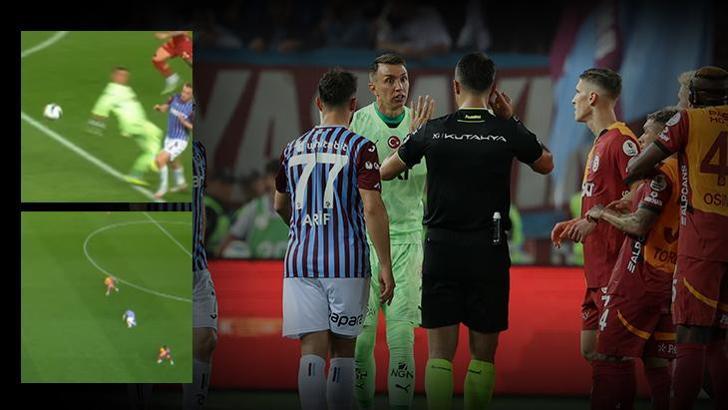 VAR KAYITLARI AÇIKLANDI! Trabzonspor - Galatasaray maçının çok konuşulan pozisyonu...