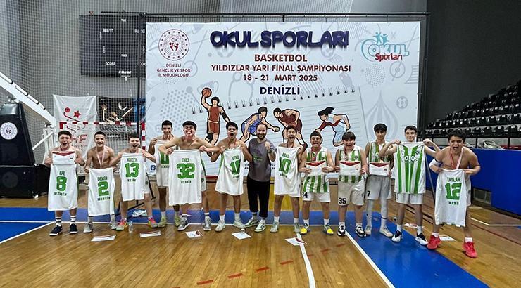 Okul Sporları müsabakasına iki takımı da son 8'e kaldı!