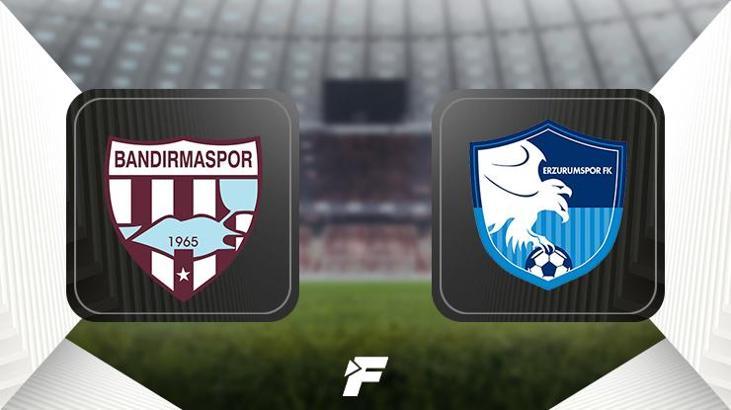 CANLI | Bandırmaspor-Erzurumspor FK (TFF 1. Lig Play-Off maçı)