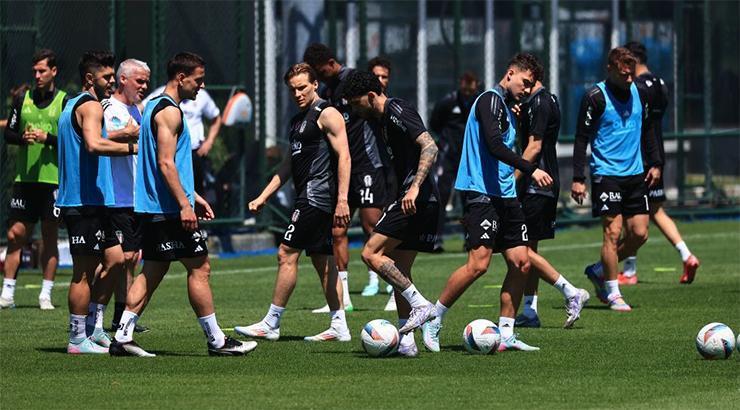 Beşiktaş Alanyaspor hazırlıklarını sürdürdü