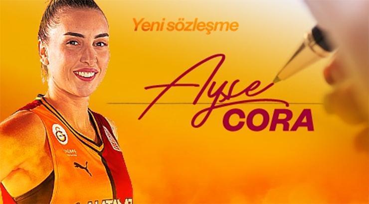 Galatasaray Çağdaş Faktoring, Ayşe Cora ve ile 3 oyuncu yeni sözleşme imzaladı