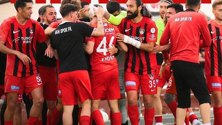 Vanspor deplasmanda kazandı! Üst tura yükseldi