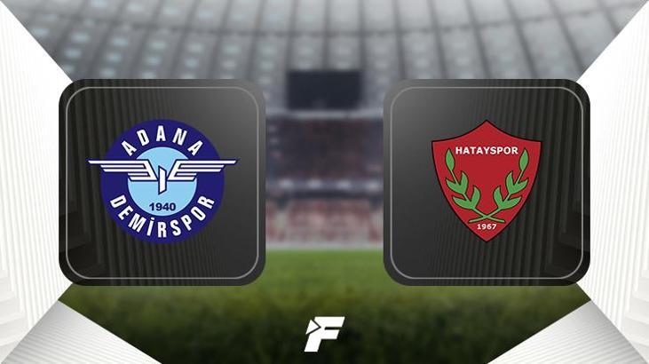 Adana Demirspor - Hatayspor maçı ne zaman saat kaçta kanalda?