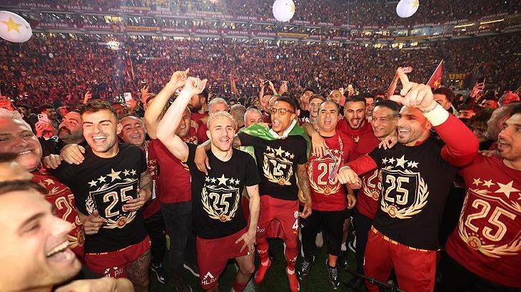 Galatasaray became the Super League champion for the 25th time!