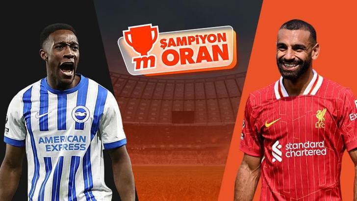 Şampiyon Liverpool, Brighton deplasmanında! Maçın heyecanı Şampiyon Oranlar ve Canlı Sohbet ile Misli'de!