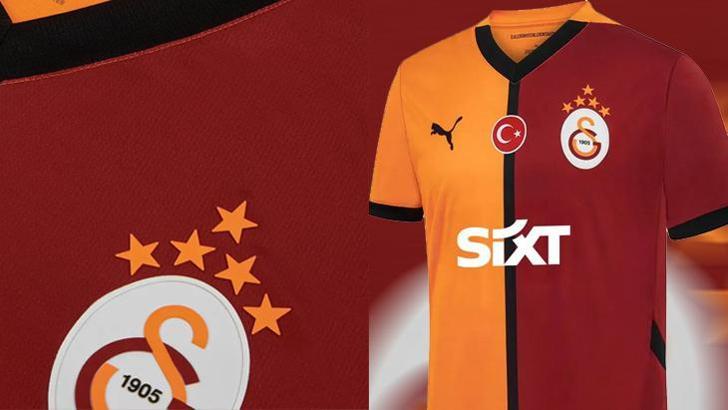 İşte Galatasaray'ın 5 yıldızlı forması! Satışa çıktı...