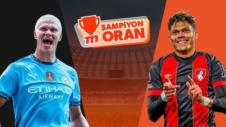 Premier Lig'de Manchester City'nin konuğu Bournemouth! Maçın heyecanı Şampiyon Oranlar ve Canlı Sohbet ile Misli'de