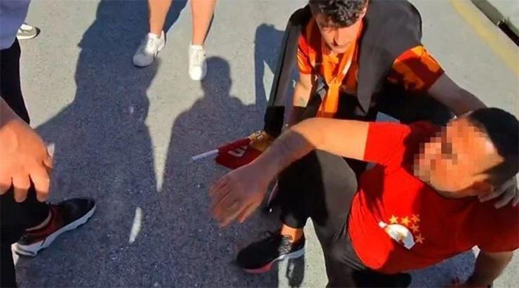Galatasaray taraftarını yaralayan şahıs yakalandı