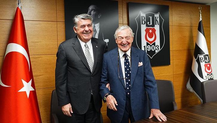 Rahmi Koç, Beşiktaş Başkanı Serdal Adalı'yı ziyaret etti