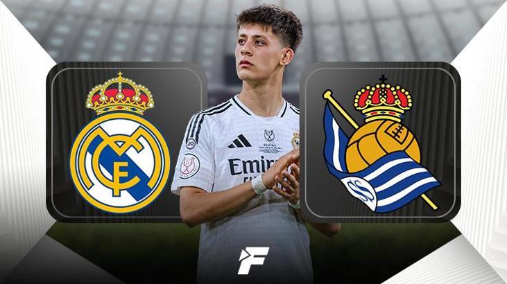 Real Madrid- Real Sociedad maçı ne zaman, saat kaçta ve hangi kanalda? (Arda Güler 11'de mi?)