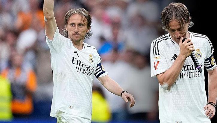 Real Madrid'de bir devir sona erdi! Luka Modric gözyaşlarıyla veda etti