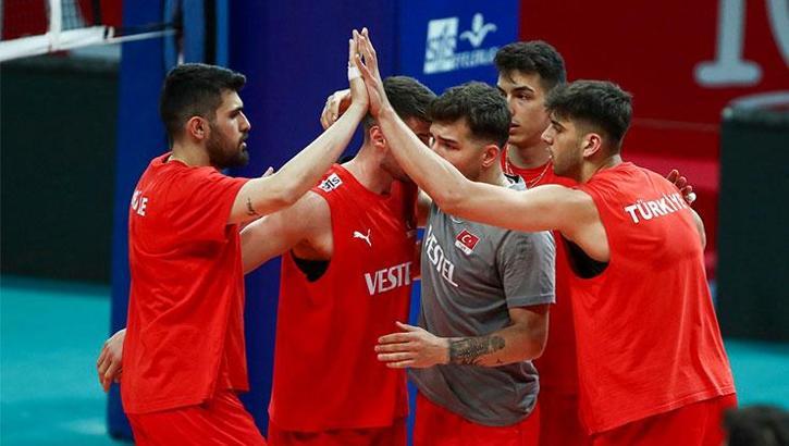 A Milli Erkek Voleybol Takımı'ndan net galibiyet