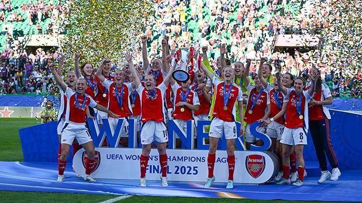 Arsenal stuns reigning Barcelona to claim Women's Champions League glory