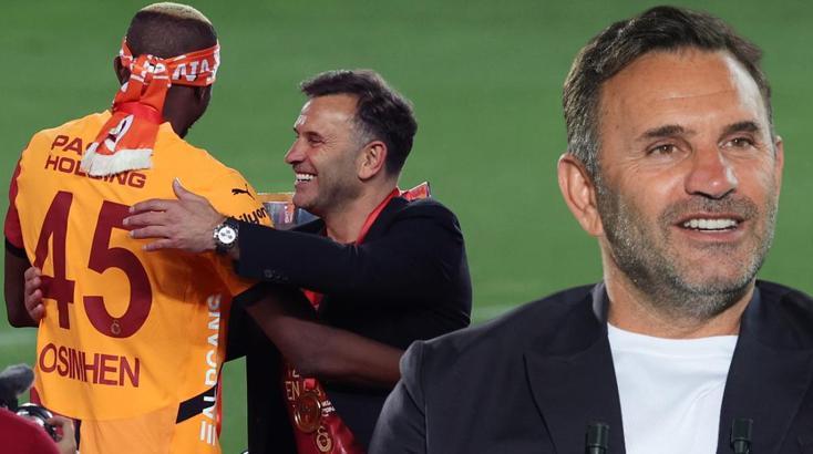 Galatasaray'da Okan Buruk'tan transfer sözleri! Dikkat çeken Osimhen açıklaması