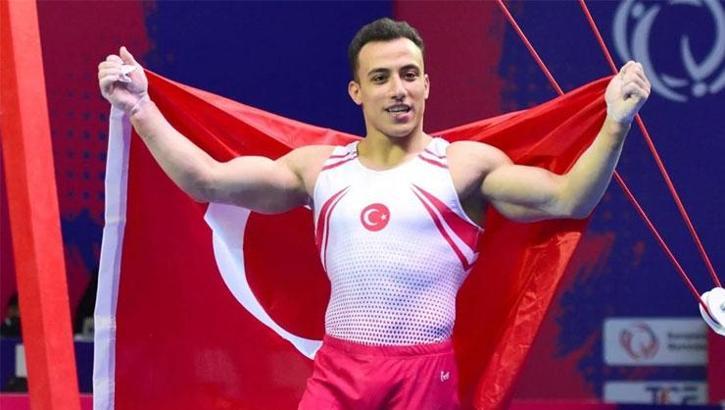 Milli jimnastikçi Adem Asil'den bir altın madalya daha