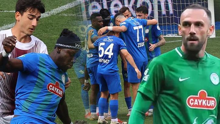 (ÖZET) Gol düellosunda kazanan Çaykur Rizespor! Flaş Vedat Muriqi detayı | Çaykur Rizespor 5-2 Hatayspor maç sonucu