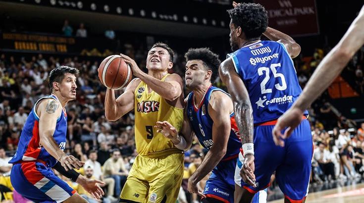Mersin Spor - Anadolu Efes maç sonucu: 81-84 | Efes, yarı finalde!