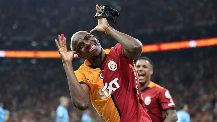 Şampiyon Galatasaray'ın yıldızı Victor Osimhen Süper Lig'de gol kralı oldu!