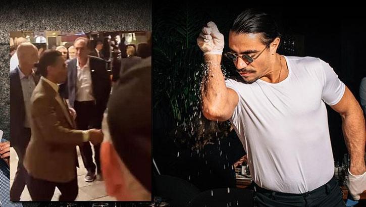 Was Saltbae kicked out of the Champions League party?