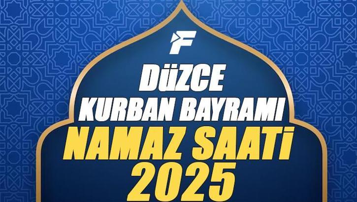 Düzce Kurban Bayramı Namazı Saati 2025 - Düzce'de Bayram namazı vakti saat kaçta başlıyor ve ne zaman kılınıyor?
