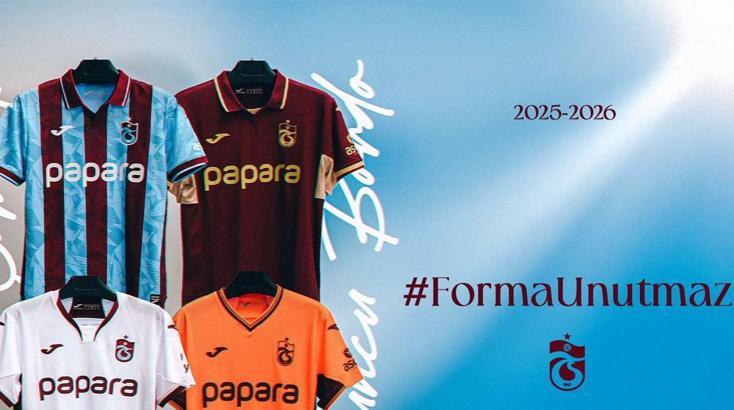 Trabzonspor'da yeni sezon formaları satışa çıkıyor
