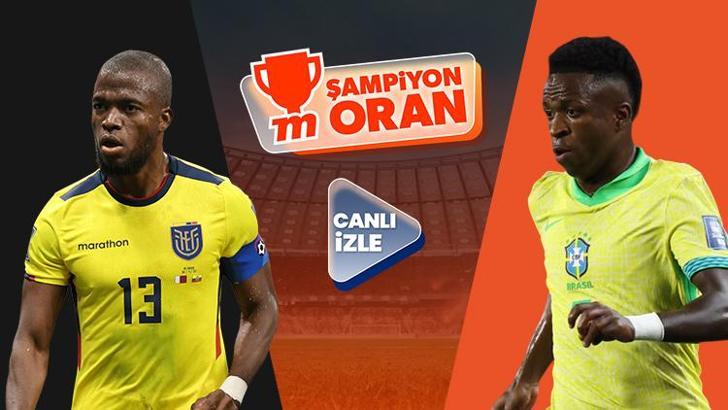 Ekvador, Dünya Kupası Elemeleri'nde Brezilya'yı konuk edecek! Kritik maçın heyecanı canlı yayın, canlı sohbet ve Şampiyon Oranlar ile Misli’de