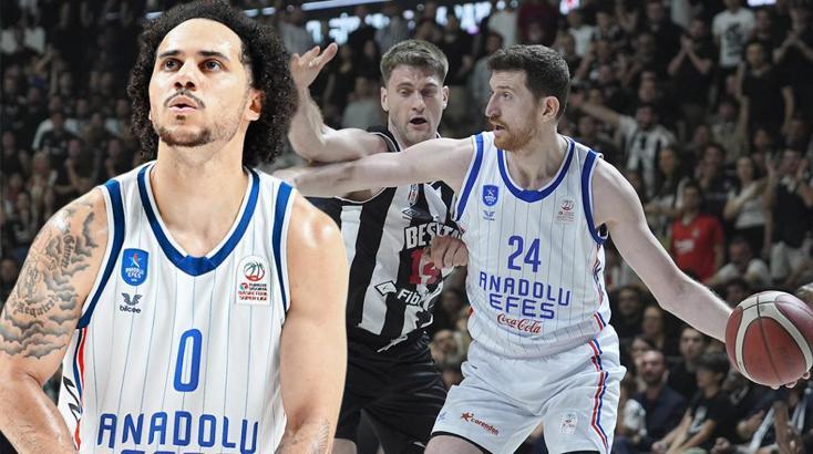 Beşiktaş Fibabanka - Anadolu Efes maç sonucu: 87-90 | Seride ilk maç Efes'in!