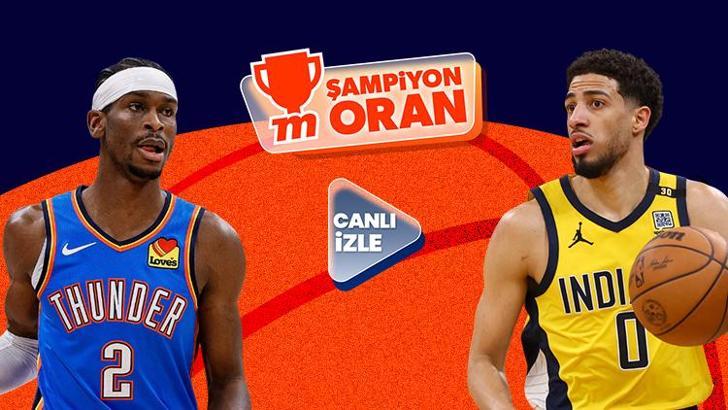 NBA finalinde Thunder, Pacers'ı ağırlıyor! Serinin 2. maçının heyecanı Şampiyon Oran ve Canlı Yayın ile Misli'de