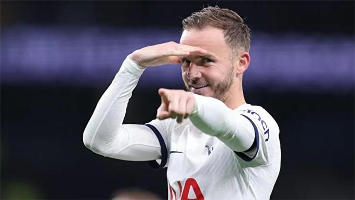 Tottenham'ın yıldızı James Maddison Galatasaray formasını giydi