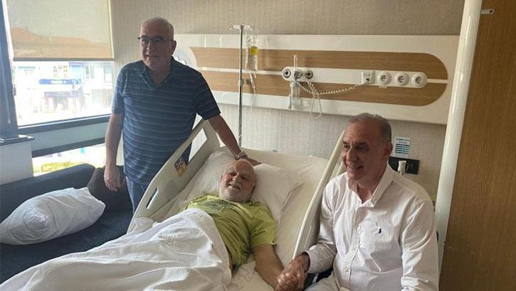 Oğuz Dizer'e ameliyat öncesi moral ziyareti