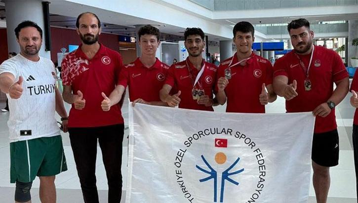 Para Atletizm Erkek Milli Takımı'ndan 4 madalya