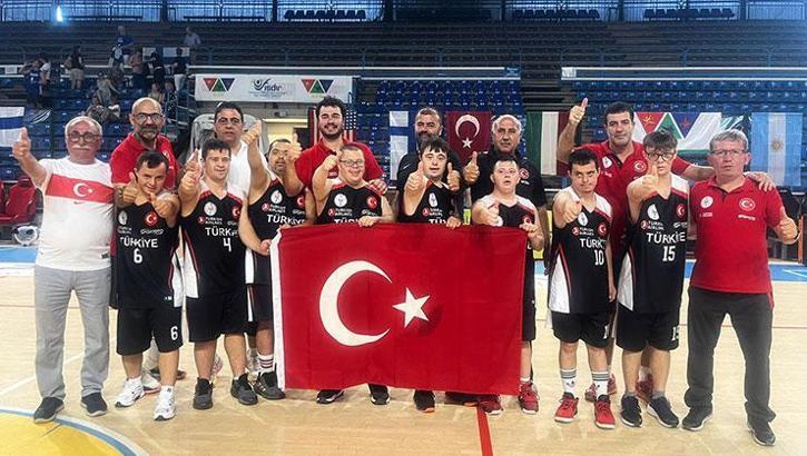 Down Sendromlular Basketbol Milli Takımı Avrupa ikincisi