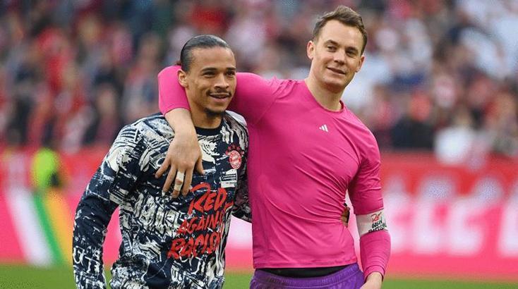 Manuel Neuer'den Leroy Sane açıklaması: Çok özleyeceğim
