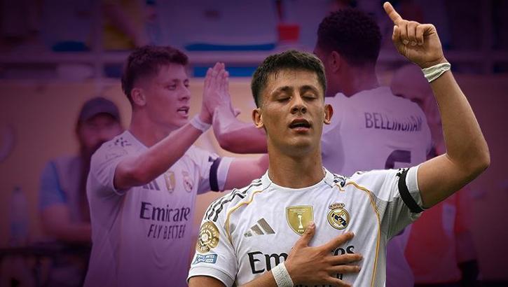 Real Madrid'in maestrosu Arda Güler büyüledi: Şık vuruşla golünü attı! Damgasını vurdu