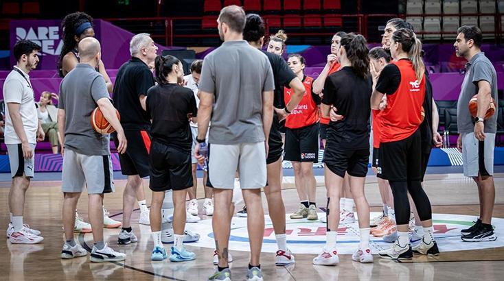 A Milli Kadın Basketbol Takımı, Almanya maçı hazırlıklarını sürdürdü